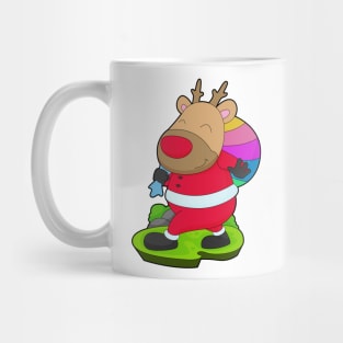 Reindeer Christmas Sack Mug